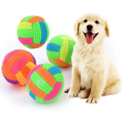 Pet Dogs LED Flashing Football