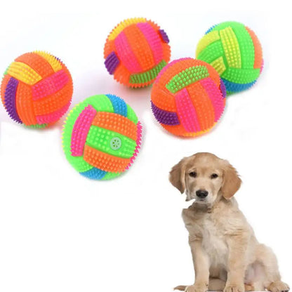 Pet Dogs LED Flashing Football