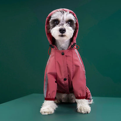 Waterproof Reflective Raincoat (Small, Medium Dogs )