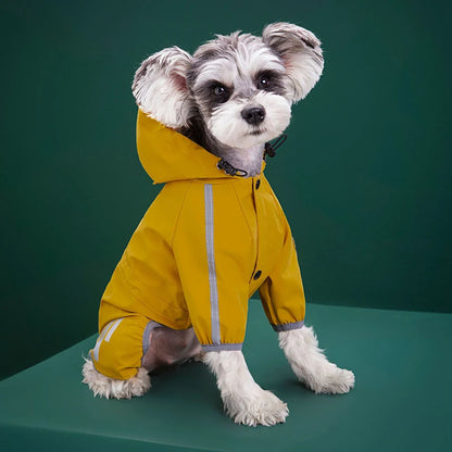 Waterproof Reflective Raincoat (Small, Medium Dogs )