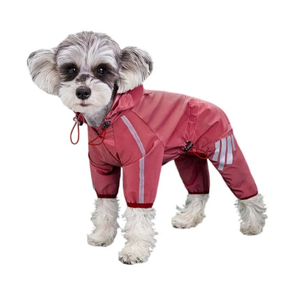 Waterproof Reflective Raincoat (Small, Medium Dogs )