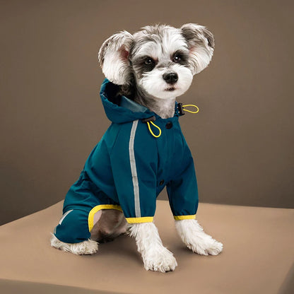 Waterproof Reflective Raincoat (Small, Medium Dogs )