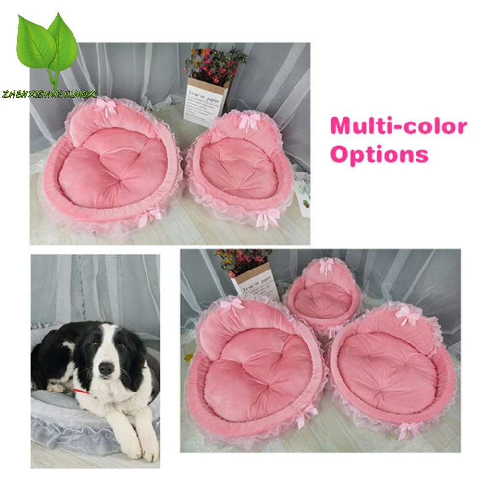 Bow Laced Pet Bed